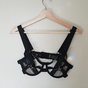 Bluebella bra w gold hardware